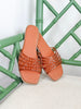 The Gemma Jelly Slide Sandal in Tan