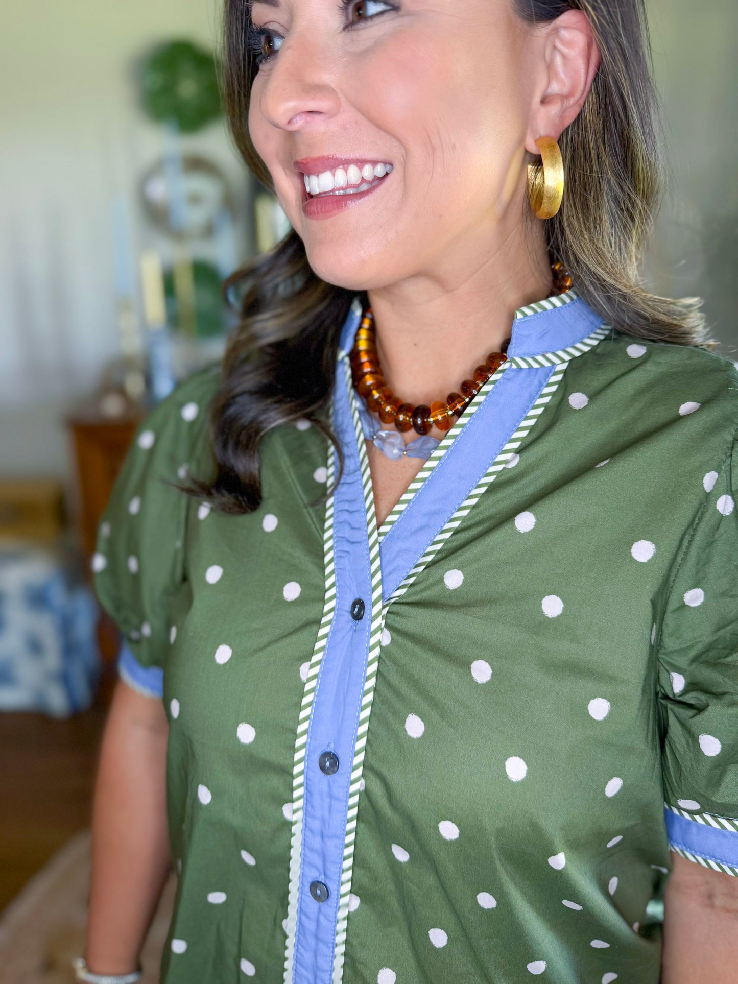 Hadley Dot Blouse