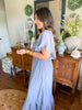 The Blue Hydrangea Midi Dress