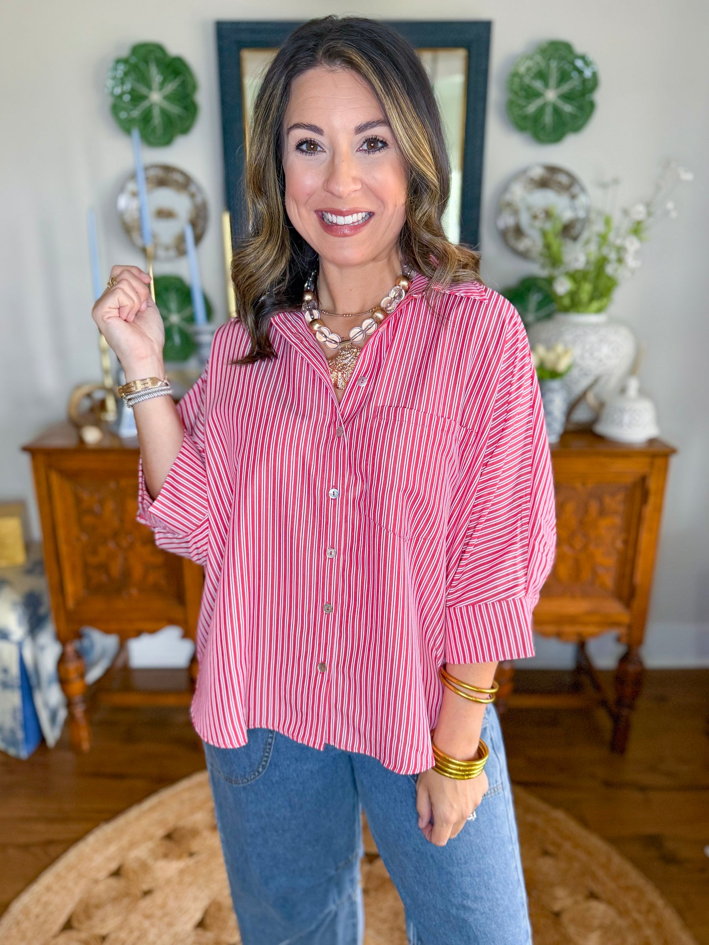 Main Street Stripe Top