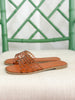 The Gemma Jelly Slide Sandal in Tan