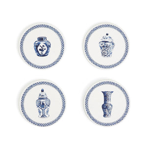 Chinoiserie Paper Coasters in Gift Box
