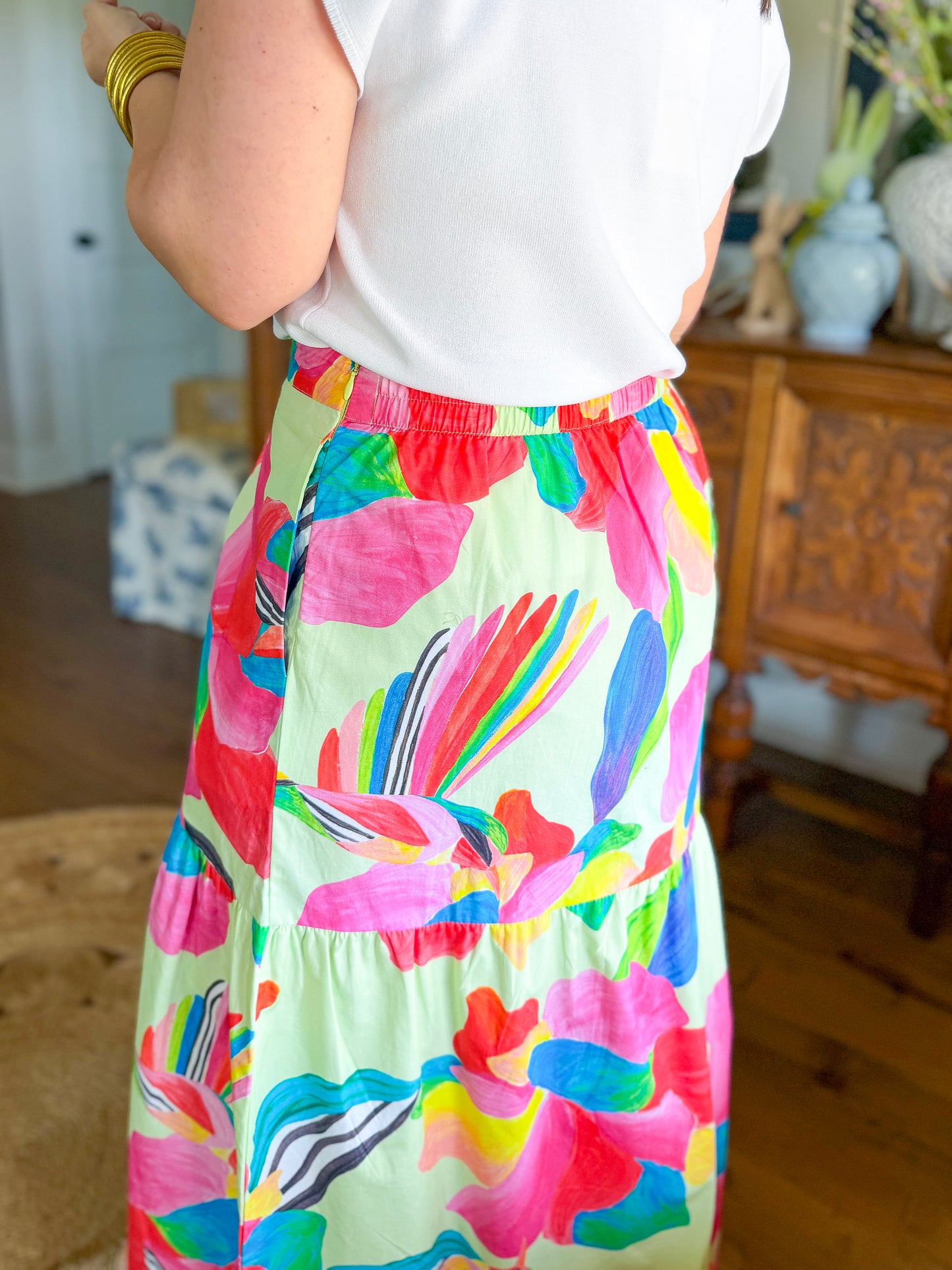 Ada Skirt in Lemon Pops