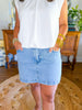 Lacy Denim Skort