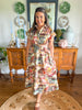 Painted Countryside Midi Dress