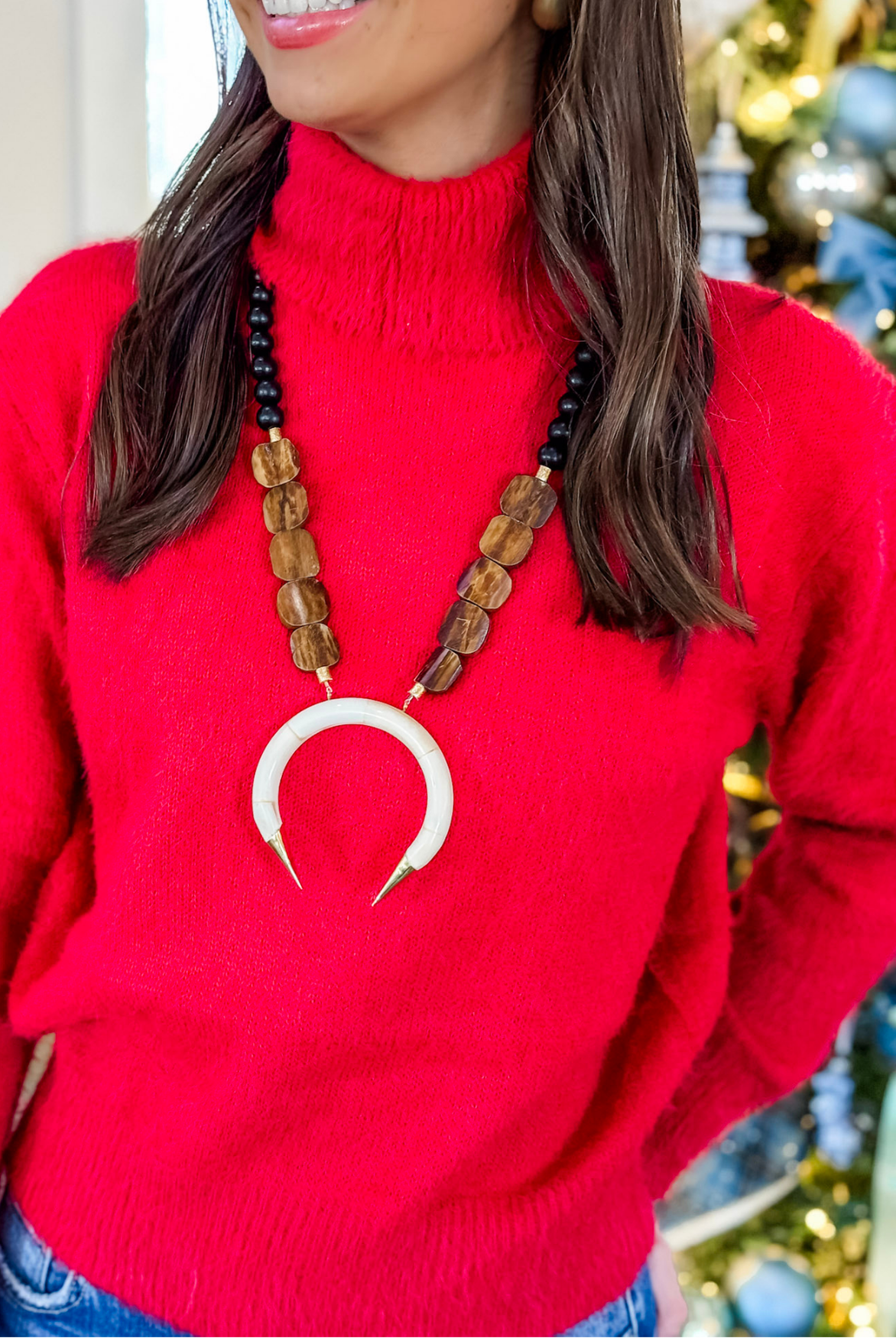 Winter Days Ahead Sweater in Red