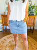 Lacy Denim Skort