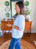 Mary Square | Elaine Top in Light Blue