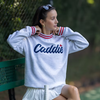 Caddie | Logo Mock Neck in Grey