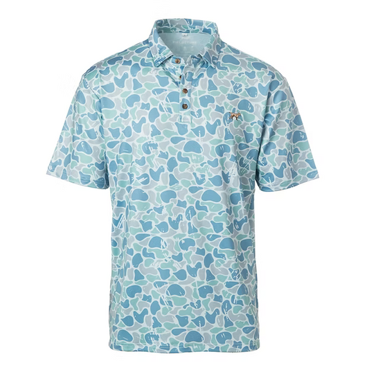 Fieldstone | Youth Saltwater Camo Polo
