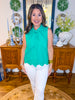 The Elegant Ease Top in Green