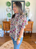 Mulberry Floral Top