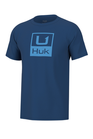 Huk Stacked Logo Tee 489