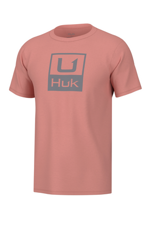 Huk Stacked Logo Tee 826