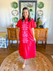 Pink Poppy Maxi Dress