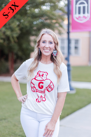 Retro Georgia Bulldog T-Shirt