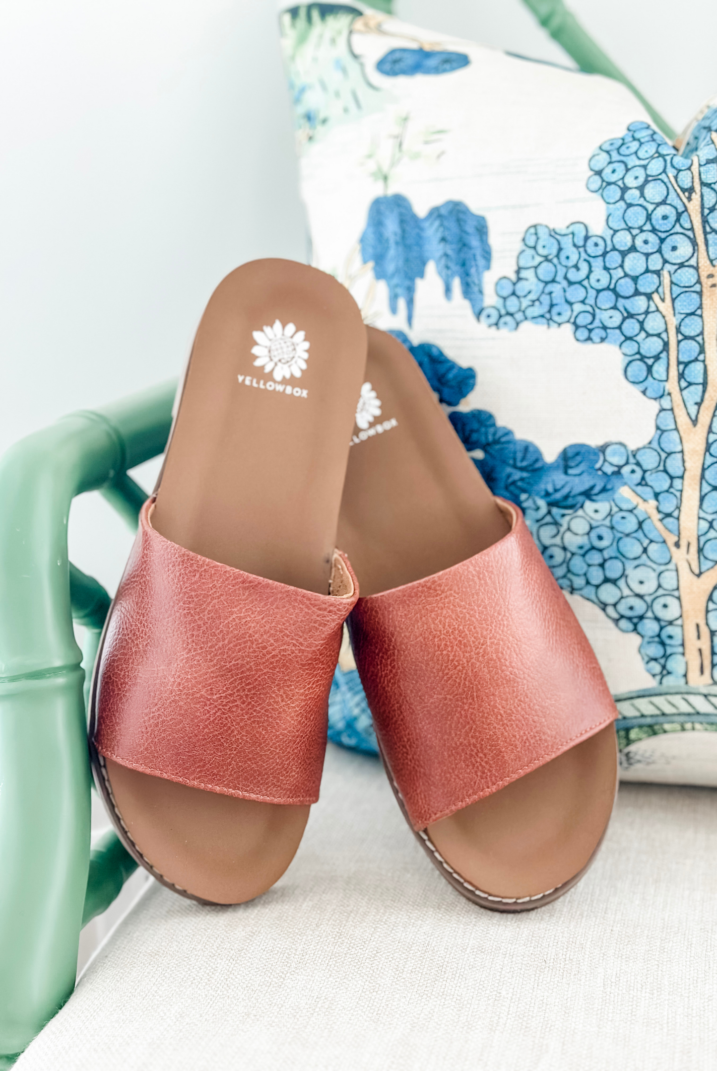 Yellowbox Kalo Slide Sandal in Tan