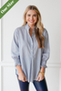 Caryn Lawn Kimberly Top Forest Stripe