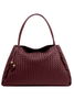 Katie Loxton | Nova Hand Woven Large Shoulder Bag in Cherry