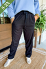 Casual Comfort Linen Pants in Black