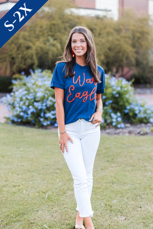 The Auburn Glitter Script Shirt