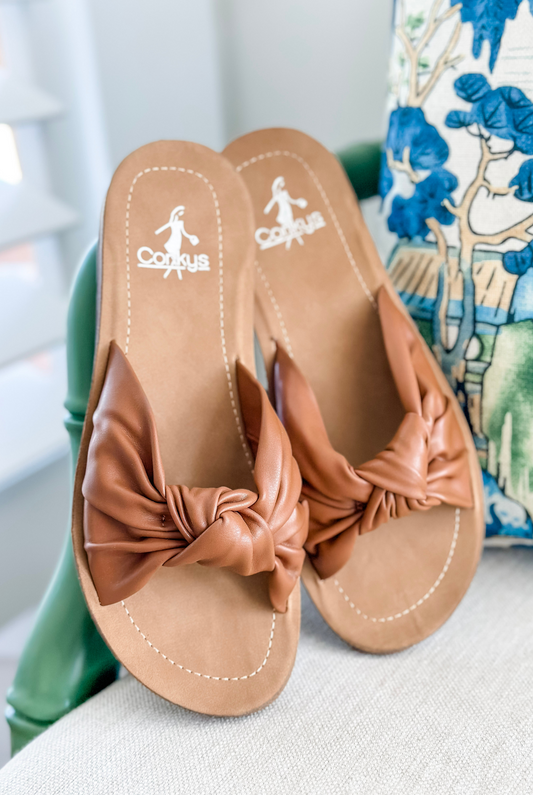 Sea La Vie Sandals in Cognac