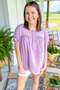 The Azalea Top in Lavender