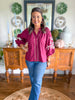 Burgundy Vine Blouse