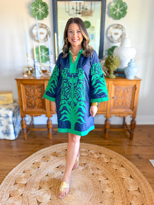 Navy & Ivy Dress