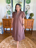Brownstone Eyelet Midi Dress