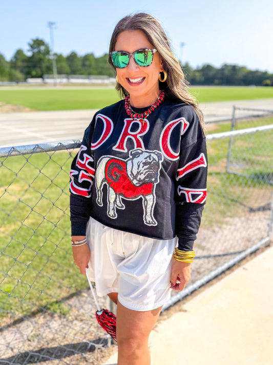 Stewart Simmons | GA Stadium Sequin Crewneck