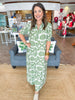 Sage In Bloom Maxi Dress