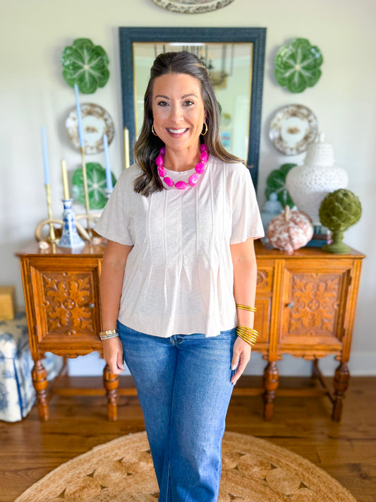 Mary Square | Kimmy Top in Sand