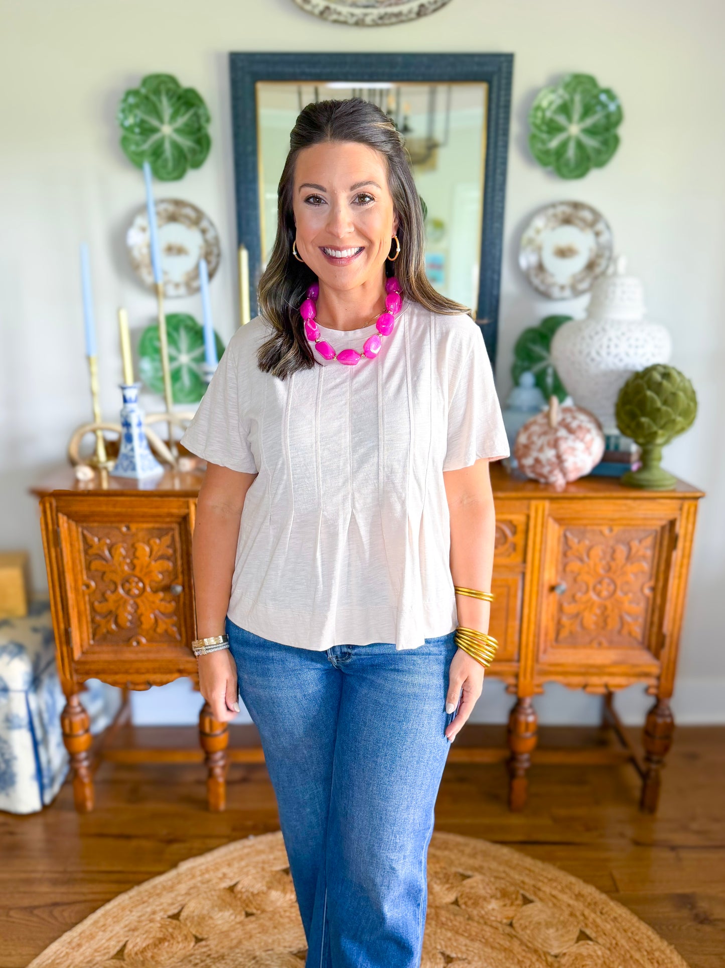 Mary Square | Kimmy Top in Sand