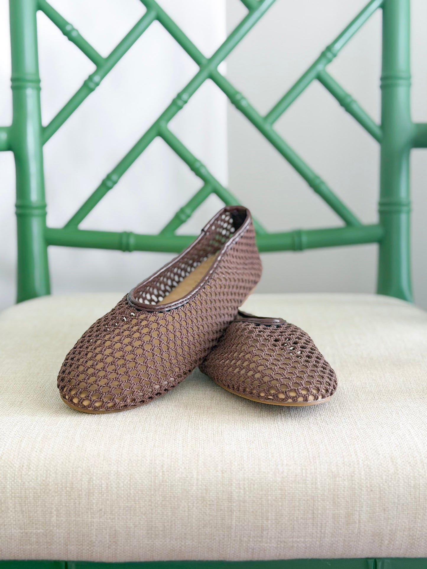 Matisse | Marta Woven Flat in Chocolate
