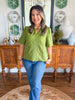 The Olive Lace Top