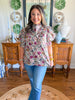 Mulberry Floral Top