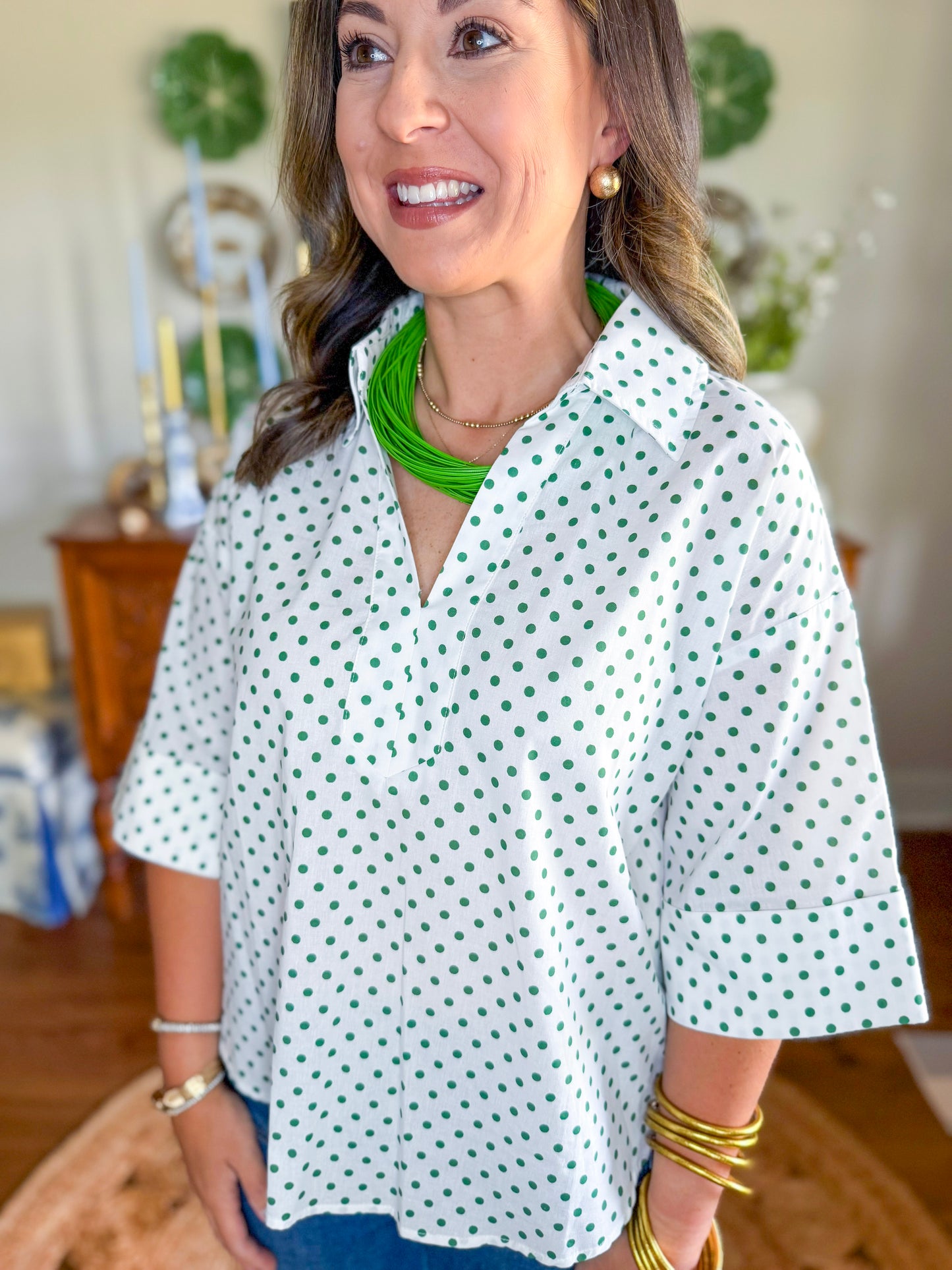 The Eloise Dot Top