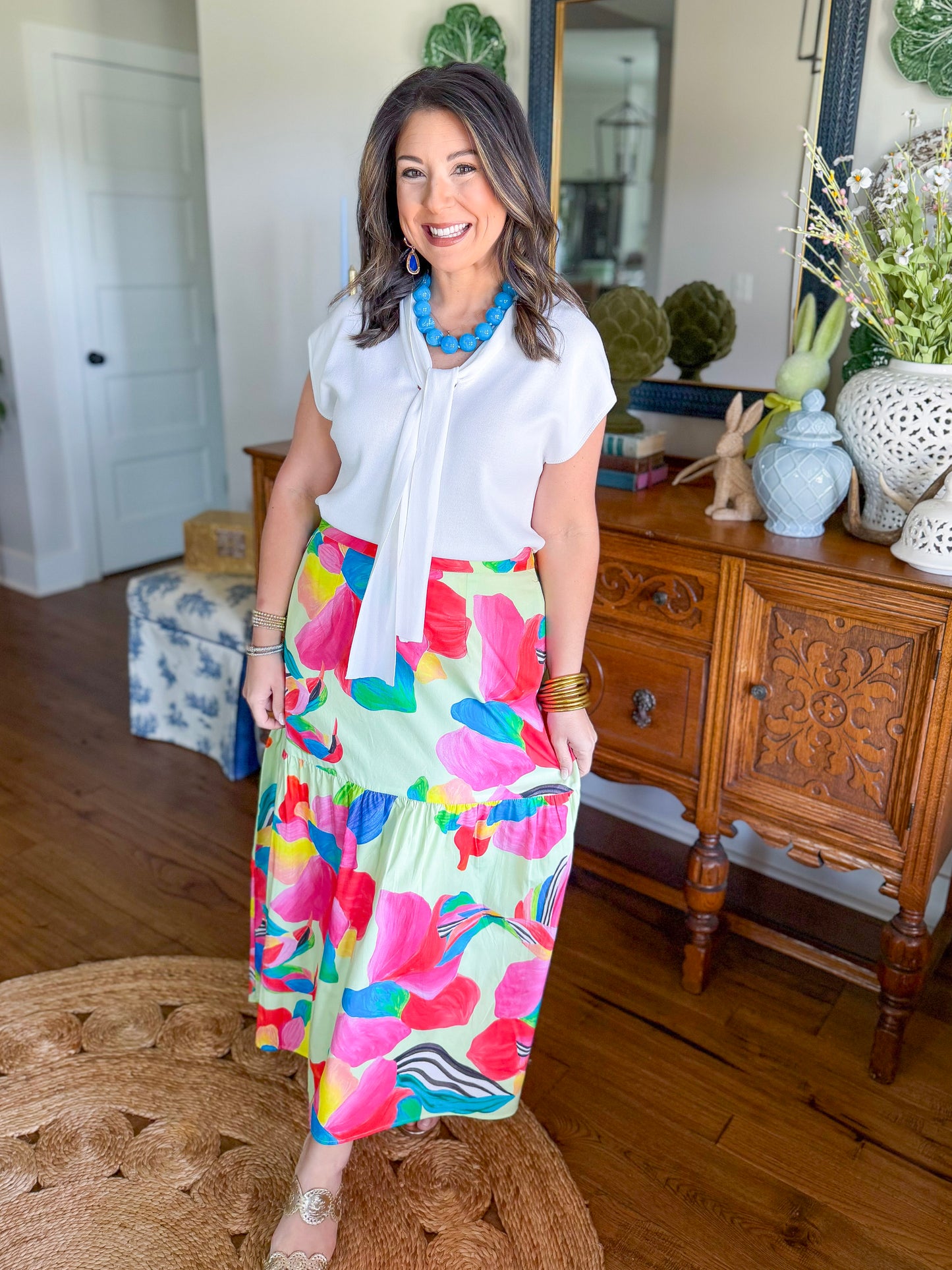Ada Skirt in Lemon Pops