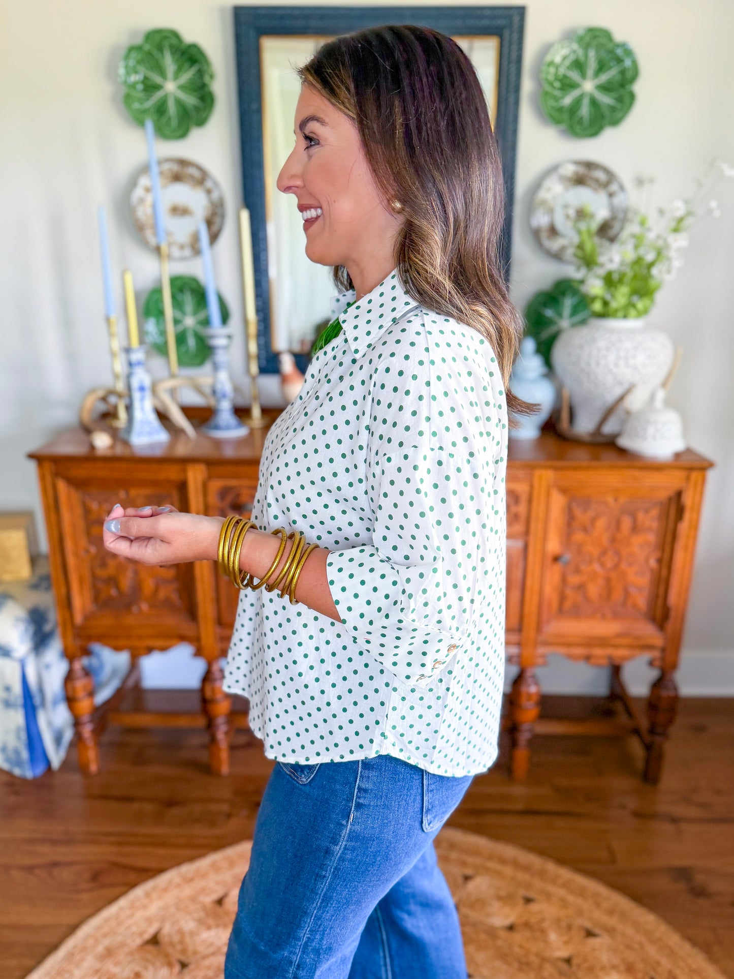 The Eloise Dot Top