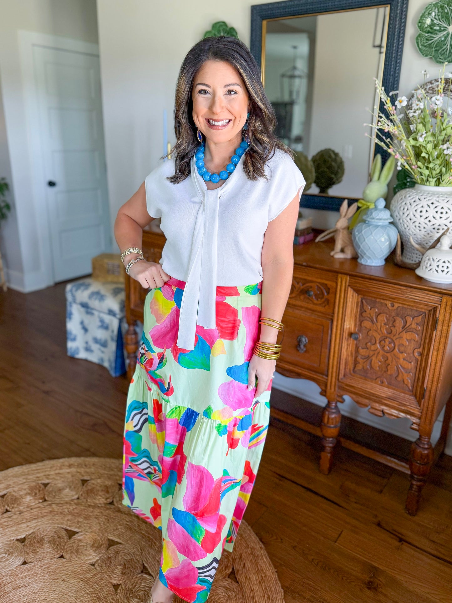 Ada Skirt in Lemon Pops