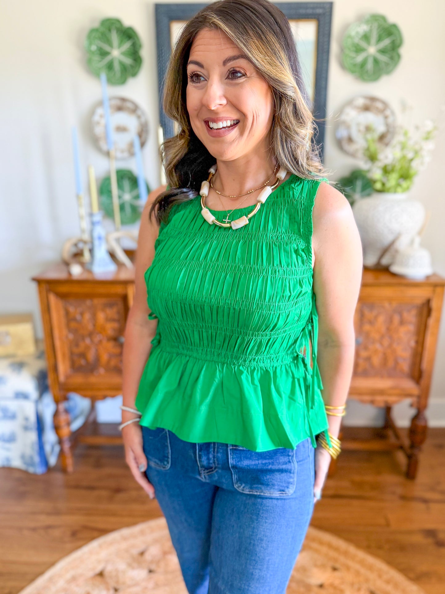 Harper Peplum Top