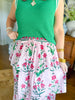 Heart of Grace | Ruffle Cascade Maxi Skirt in Rose d'Iris