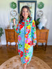 Liz Dress in Floral Sky