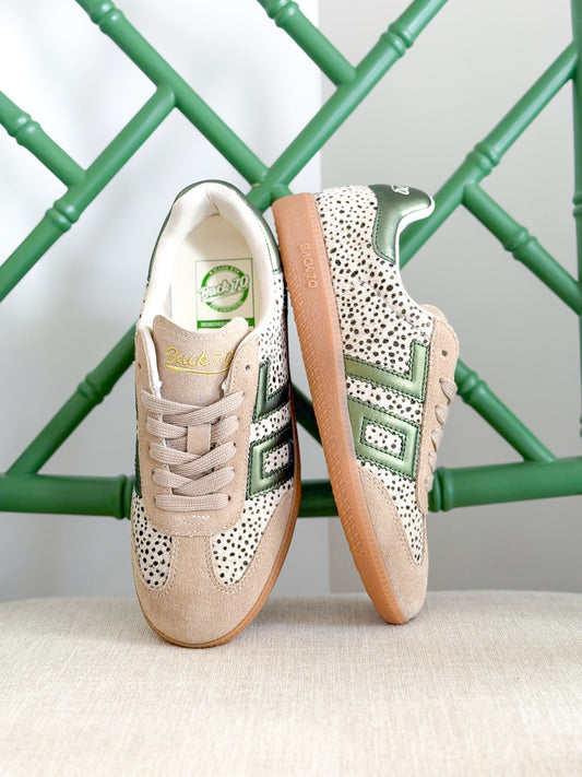 Back 70 | Cloud Sneakers in Pois Gold Forest