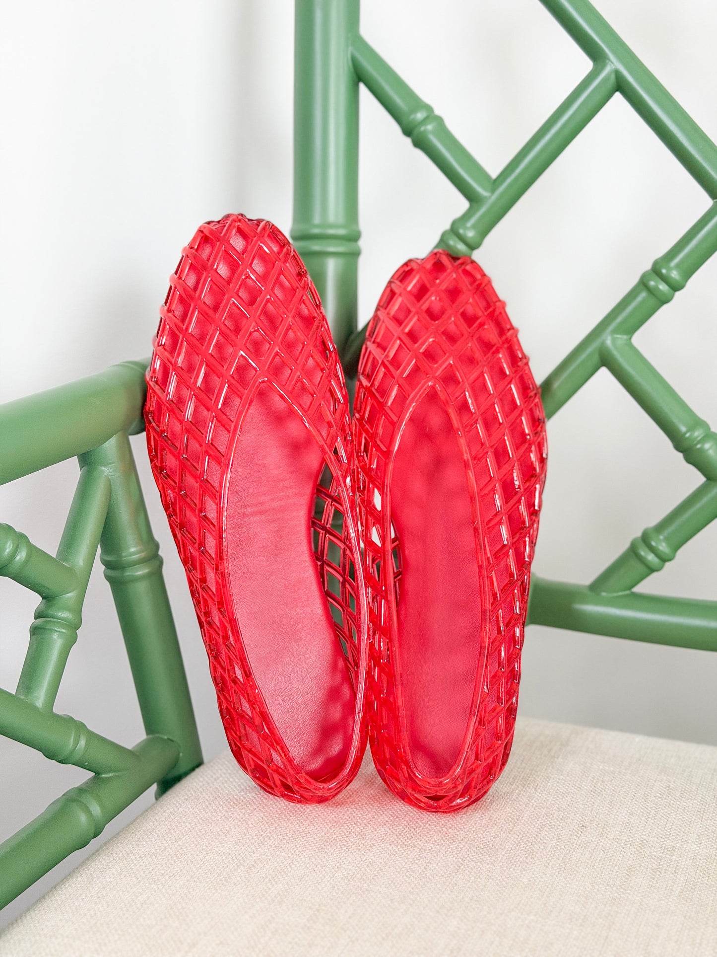 The Amalfi Jelly Flats in Red