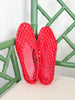 The Amalfi Jelly Flats in Red