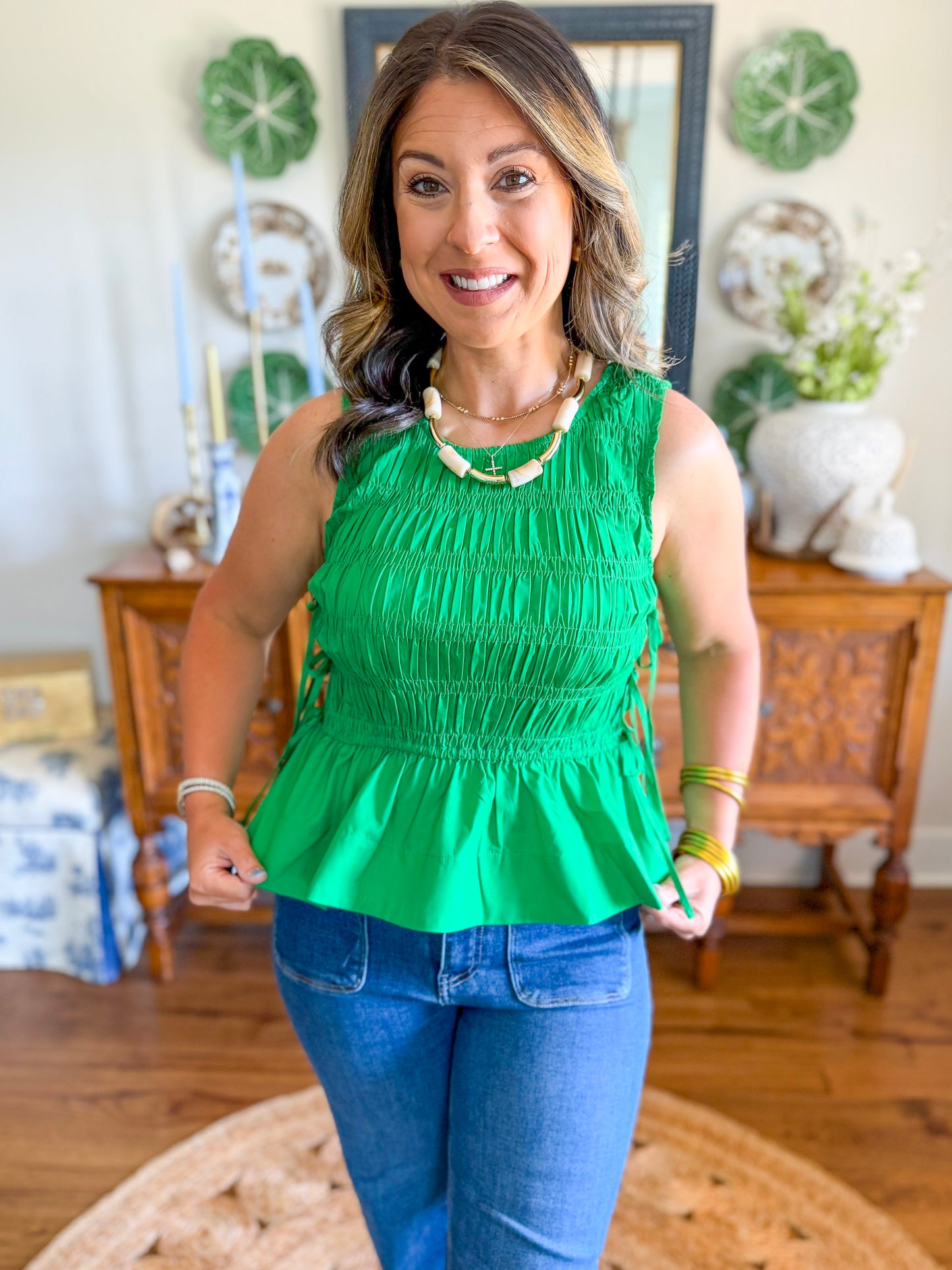 Harper Peplum Top