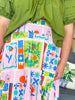 Karlie Artist Floral Frame Smock Tier Maxi Skirt