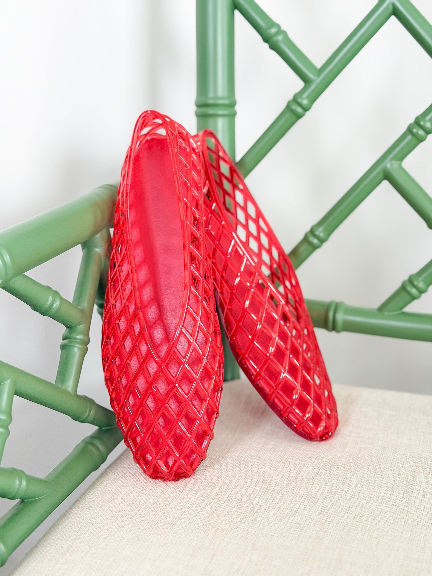 The Amalfi Jelly Flats in Red